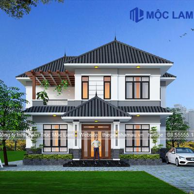 Hồ Sơ Nhà 2 Tầng Mái Nhật 110m2