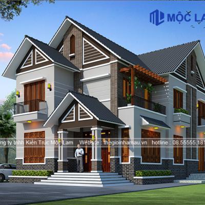 Hồ Sơ Thiết Kế Nhà 2 Tầng Mái Thái
