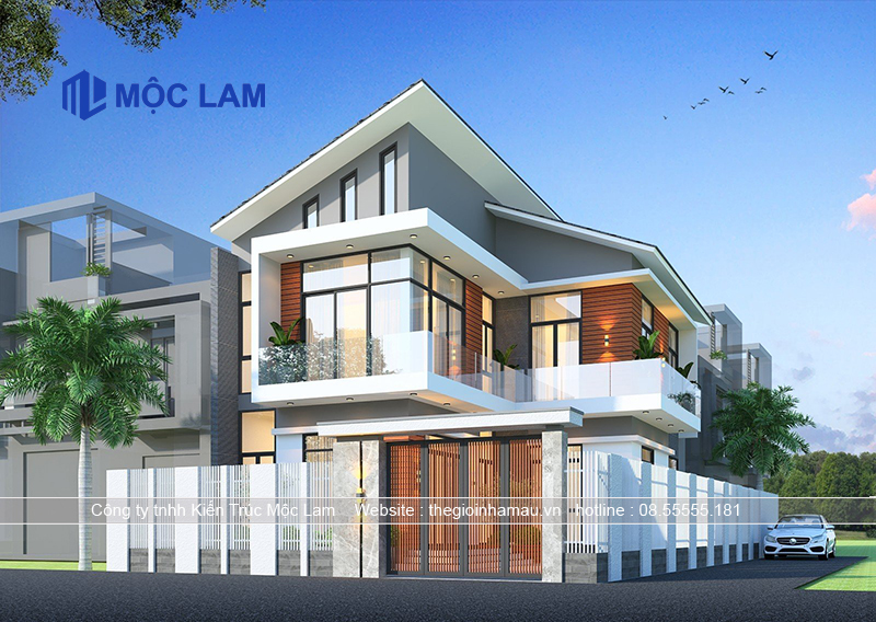 Bán Bản Vẽ Mẫu Nhà 2 Tầng Mái Chéo Hiện Đại Siêu Đẹp Full Công Năng 2024