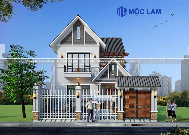 Các mẫu thiết kế nhà 2 tầng đẹp nhất 2024