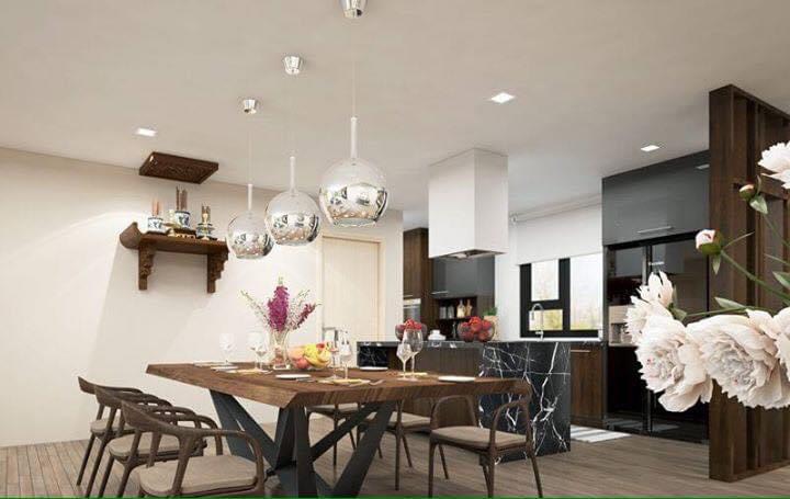 Hình ảnh nhà bếp đẹp sang trọng