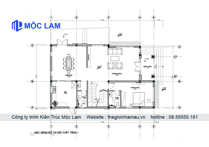 Mẫu Thiết Kế Mặt Bằng Biệt Thự 2 Tầng Mái Thái