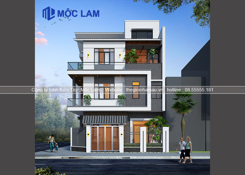 Mẫu thiết kế nhà 3 tầng đẹp