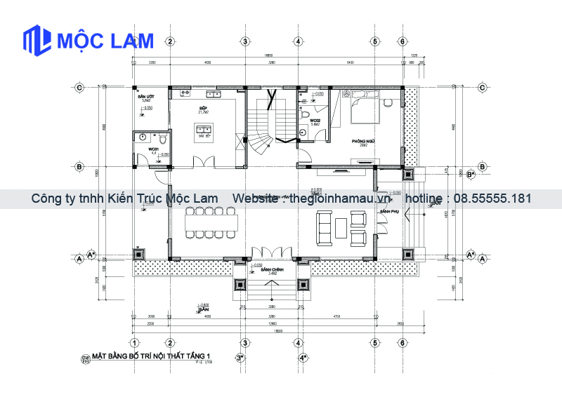 Mẫu Thiết Kế Mặt Bằng Nhà 2 Tầng Tân Cổ Điển Mái Nhật