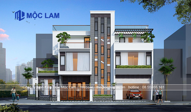 Mẫu Thiết Kế Nhà 3 Tầng Hiện Đại Đẹp