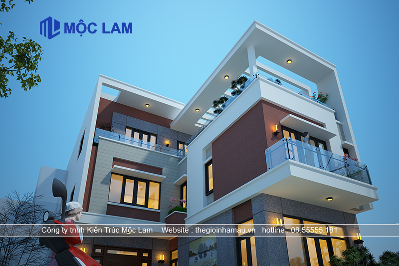 Mẫu Thiết Kế Biệt Thự 3 Tầng Hiện Đại Đẹp
