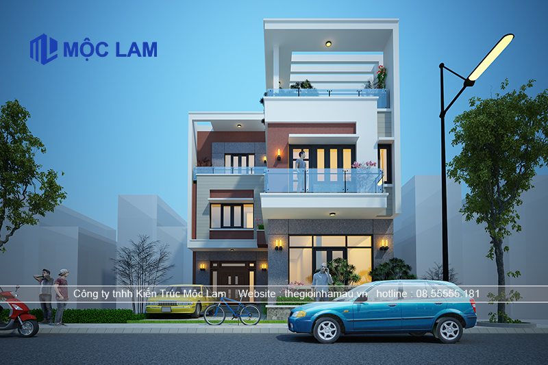 Mẫu Thiết Kế Biệt Thự 3 Tầng Hiện Đại Đẹp