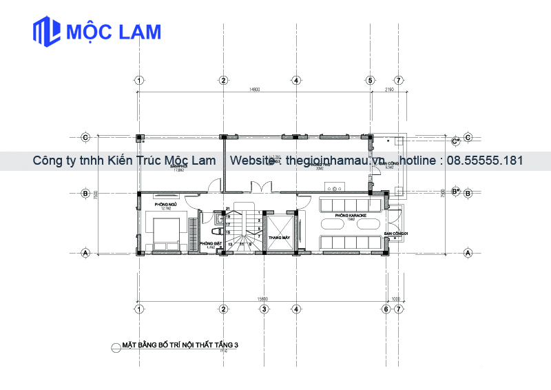 Mẫu Thiết Kế Mặt Bằng Nhà 3 Tầng Tân Cổ Điển Mái Thái