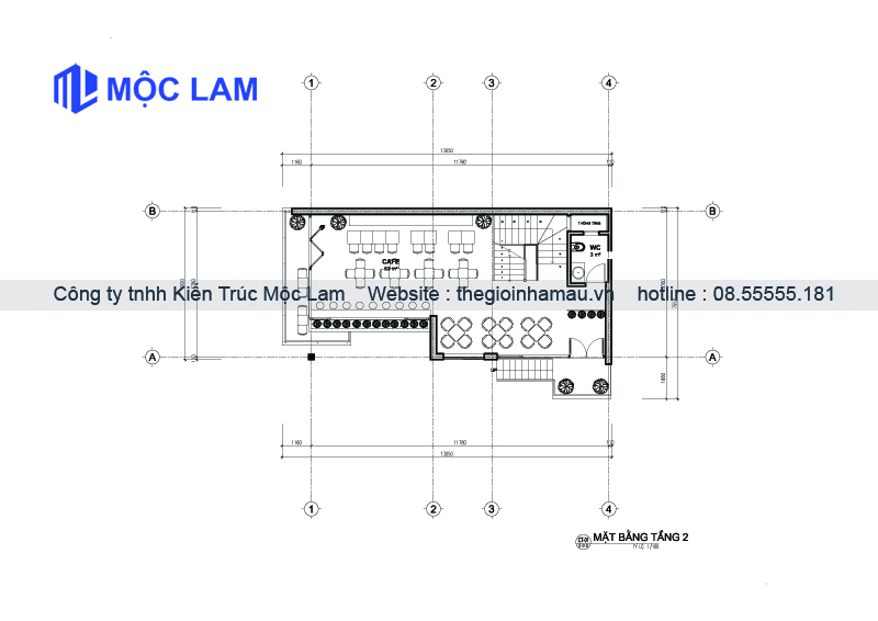 Mẫu Thiết Kế Mặt Bằng Biệt Thự Lô Góc 4 Tầng Hiện Đại