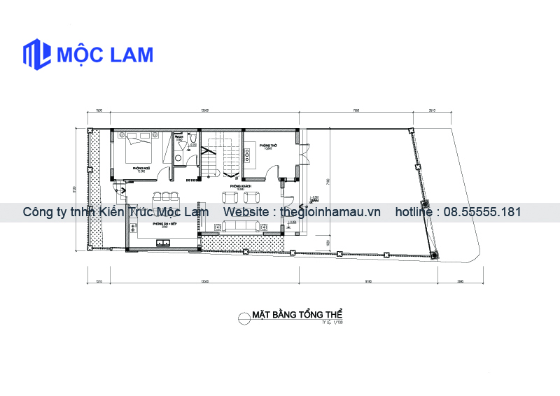 Bản vẽ thiết kế nhà 2 tầng kích thước 8x12m