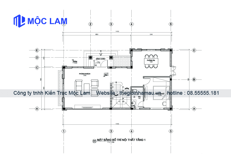 Mẫu Thiết Kế Mặt Bằng Nhà 2 Tầng Mái Thái 96m2