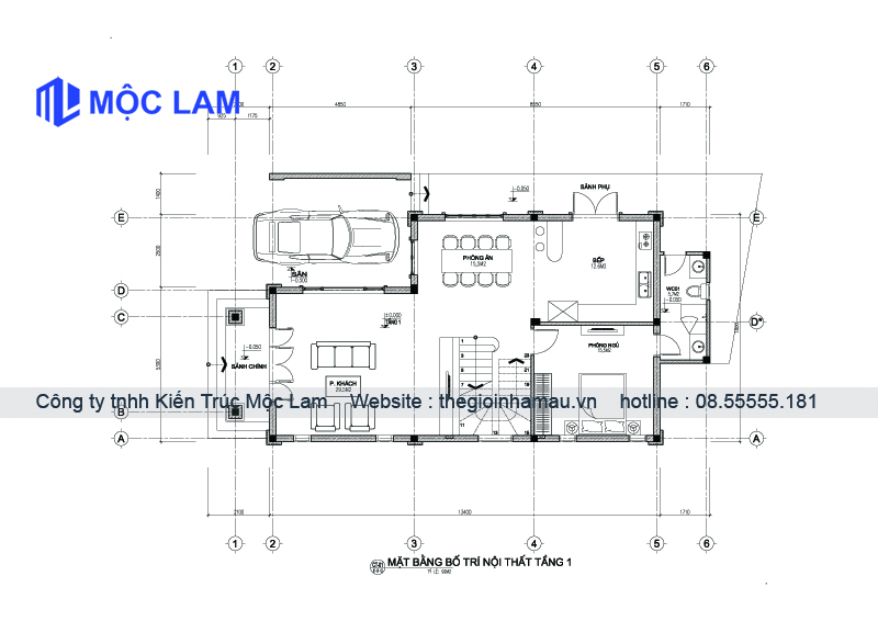 Mẫu Thiết Kế Mặt Bằng Nhà 2 Tầng 100m2