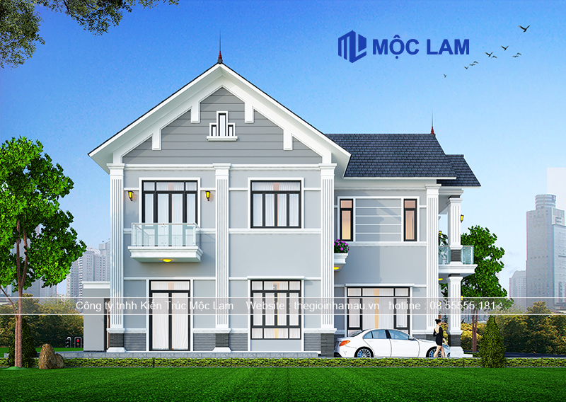 Mẫu Thiết Kế Nhà 2 Tầng 100m2