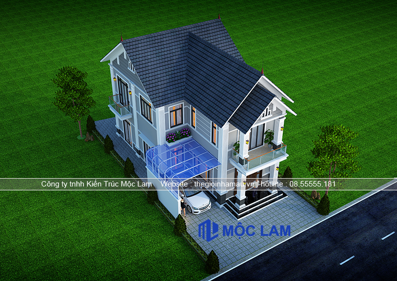 Mẫu Thiết Kế Nhà 2 Tầng 100m2