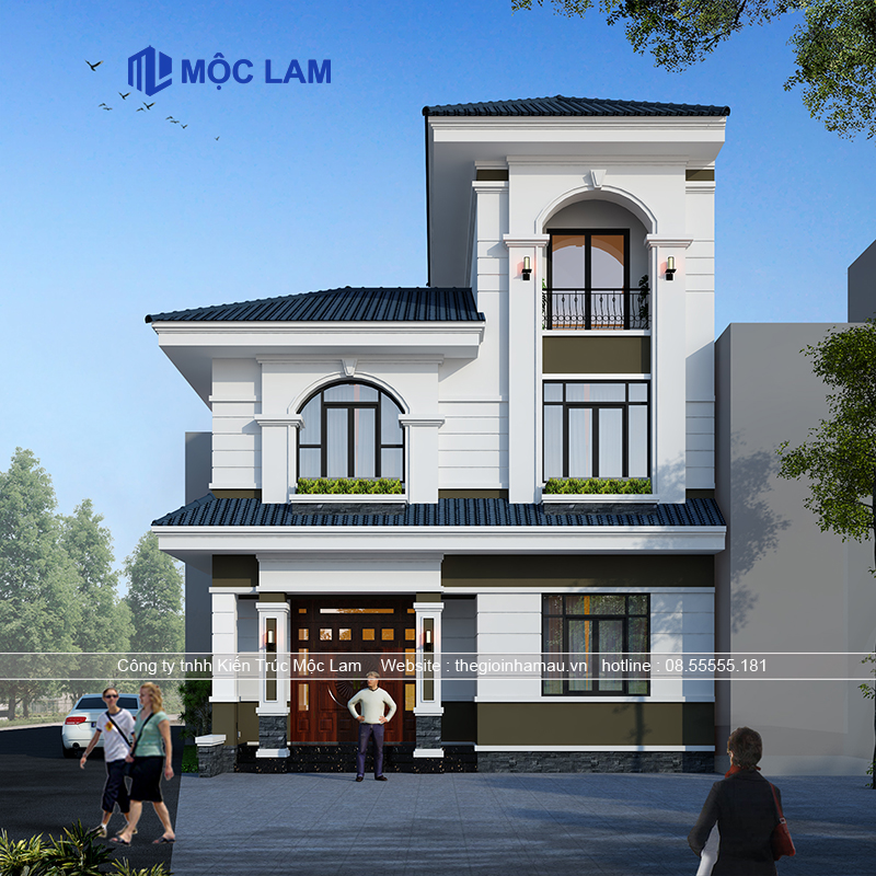 Mẫu Thiết Kế Nhà 3 Tàng Mái Nhật