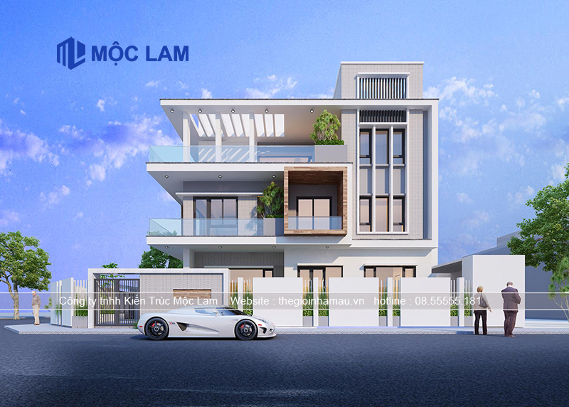 Mẫu Thiết Kế Biệt Thự 3 Tầng Hiện Đại Đẹp