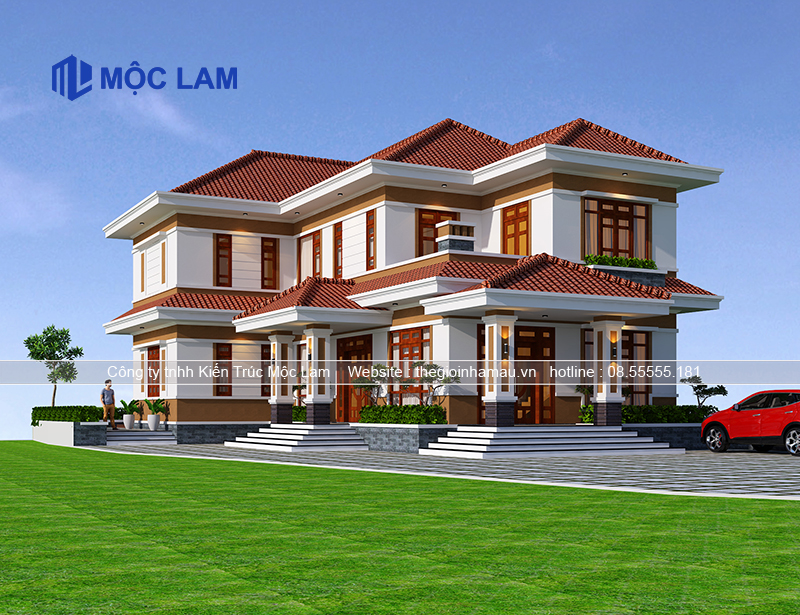 Mẫu Thiết Ké Nhà 2 Tầng 150m2