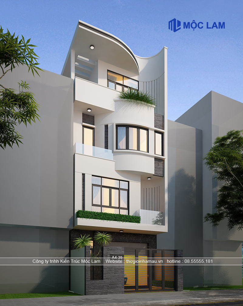 Mẫu nhà lô phố hiện đại